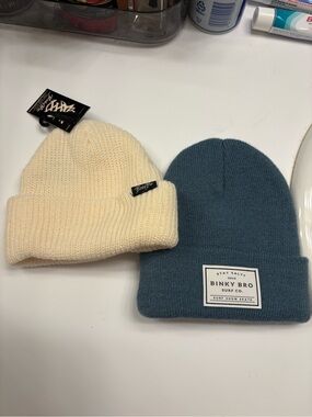 Infant binky bro beanie bundle (2)